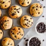 Peanut Butter Muffins with Chocolate Chips Recipe
