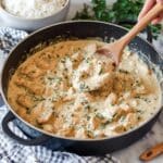 Creamy Smothered Chicken and Rice Recipe