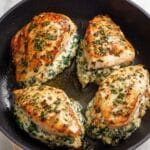 Stuffed Chicken Breast with Spinach, Sun-Dried Tomatoes, and Mozzarella Recipe