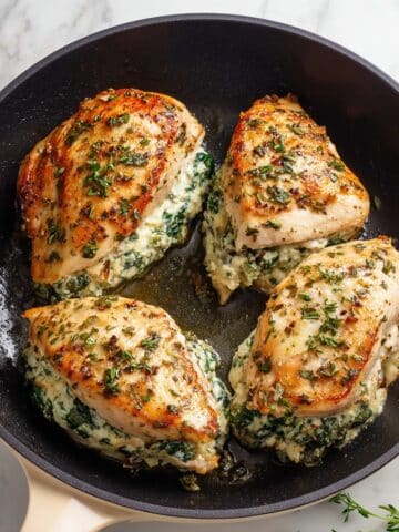 Stuffed Chicken Breast with Spinach, Sun-Dried Tomatoes, and Mozzarella Recipe