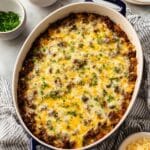 Easy Cheesy Hamburger Potato Casserole Recipe