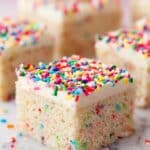 Rainbow Sprinkle Sugar Cookie Bars Recipe