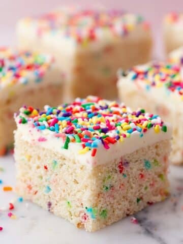 Rainbow Sprinkle Sugar Cookie Bars Recipe