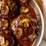 Slow Cooker Salisbury Steak with Mushroom Gravy Recipe
