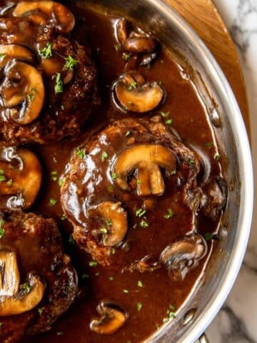Slow Cooker Salisbury Steak with Mushroom Gravy Recipe