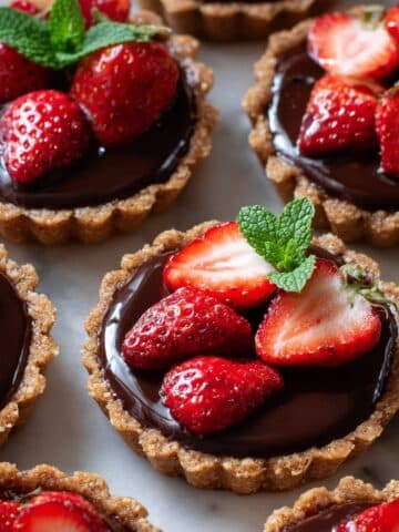 Chocolate Strawberry Tartlets Recipe