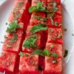 5 Minute Tajin Watermelon Skewers - Easy Summer Appetizer Recipe