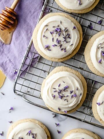 Honey Lavender Cookies with Cream Cheese Frosting Recipe