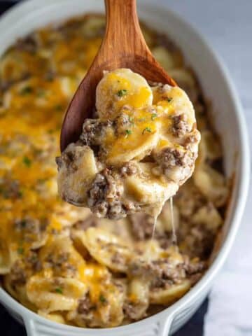 Crockpot Hamburger Potato Casserole Recipe