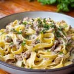 Ground Beef Alfredo Recipe