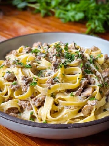 Ground Beef Alfredo Recipe