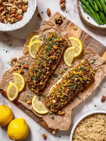 Pistachio-Crusted Salmon Recipe