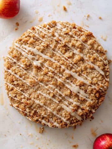 Apple Cider Coffee Cake with Streusel and Glaze Recipe