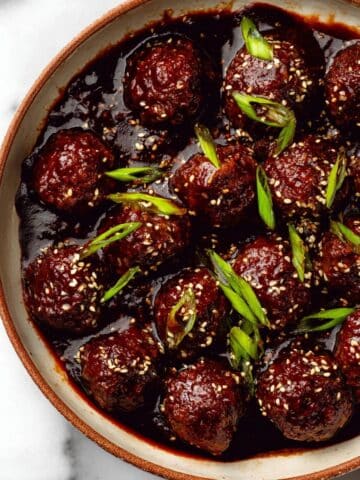 Mongolian Meatballs with Broccoli in a Savory Soy-Ginger Sauce Recipe