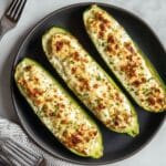 Feta Cheese Stuffed Zucchini Recipe