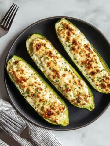Feta Cheese Stuffed Zucchini Recipe