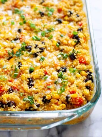 Black Bean Quinoa Casserole Recipe