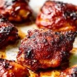 Baked BBQ Chicken with Sweet and Sticky Glaze Recipe