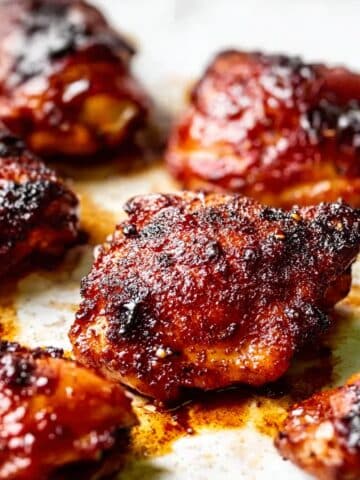 Baked BBQ Chicken with Sweet and Sticky Glaze Recipe