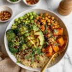 Thai Peanut Sweet Potato Bowl Recipe