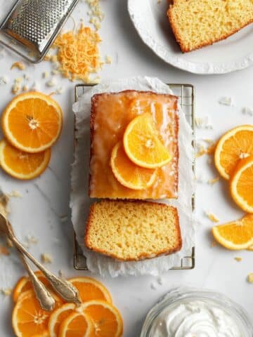 Vegan Orange Loaf Cake Recipe