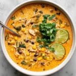 Easy Chicken, Poblano, and Black Bean Soup Recipe