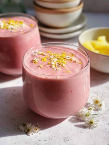 Pineapple Beet Smoothie (No Banana) Recipe