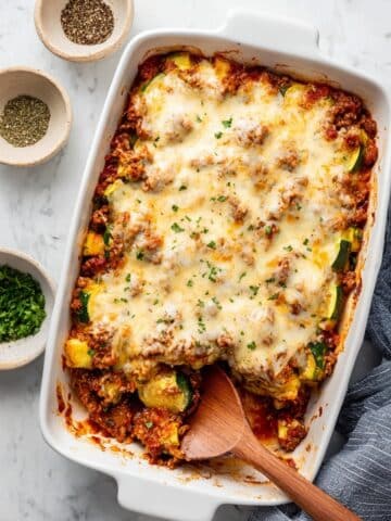 Zucchini Ground Beef Casserole Recipe