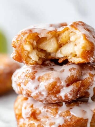 Crispy Apple Fritters with Cinnamon Sugar Glaze Recipe