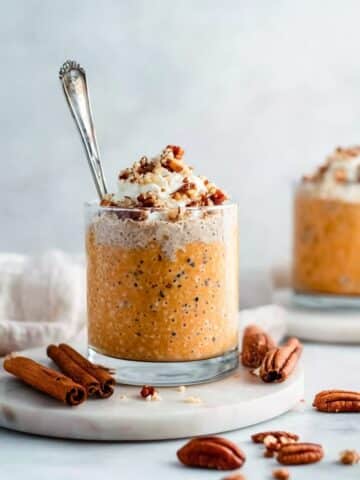 Pumpkin Pie Overnight Oats with Chia Recipe