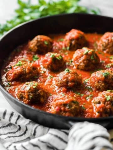 Mexican Chicken Meatballs with Roasted Chipotle Tomato Sauce Recipe