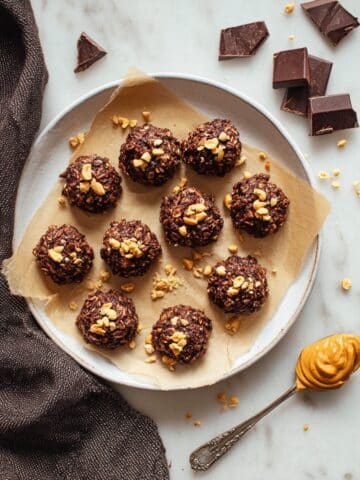 Vegan Peanut Butter No-Bake Cookies Recipe