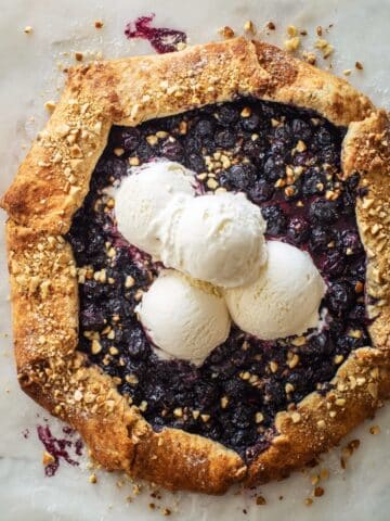 Blueberry Pistachio Galette Recipe