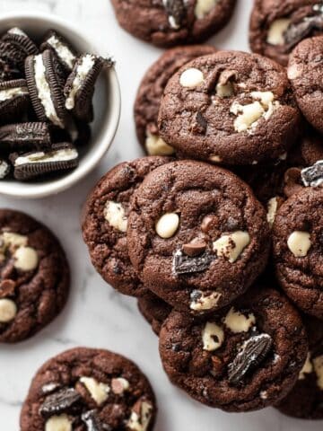Chocolate Cookies & Cream Cookies Recipe