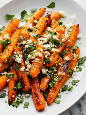 Roasted Carrot and Feta Salad Recipe