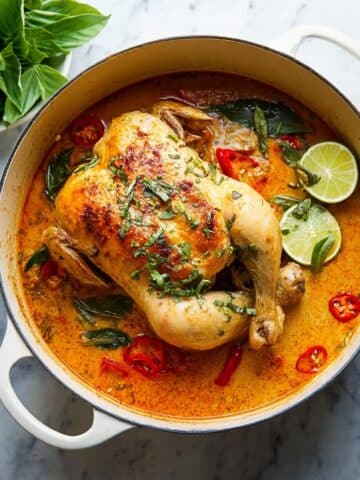 Whole Coconut Curry Chicken Recipe