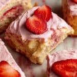 Strawberry Cinnamon Rolls with Cream Cheese Frosting Recipe