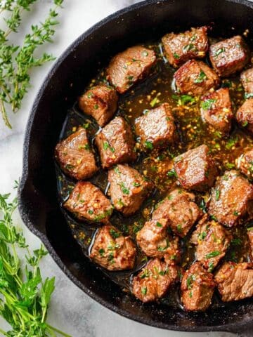 Garlic Butter Steak Bites Recipe