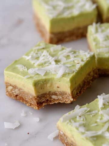 Starbucks Lime Frosted Coconut Bars Copycat Recipe