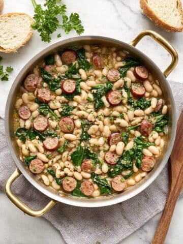 Chicken Sausage White Bean Skillet Recipe