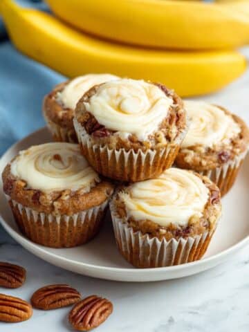 Cream Cheese Banana Muffins Recipe