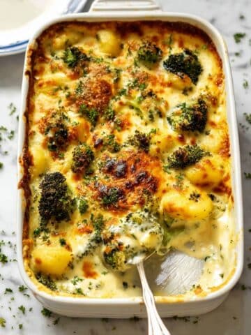 Cheesy Baked Gnocchi with Broccoli Recipe