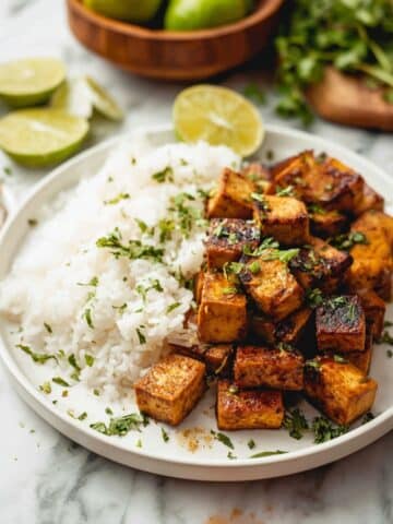 Sticky Chili Lime Tofu Recipe