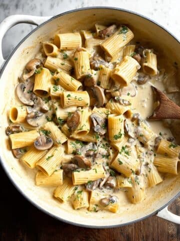 Mushroom Alfredo Pasta Recipe