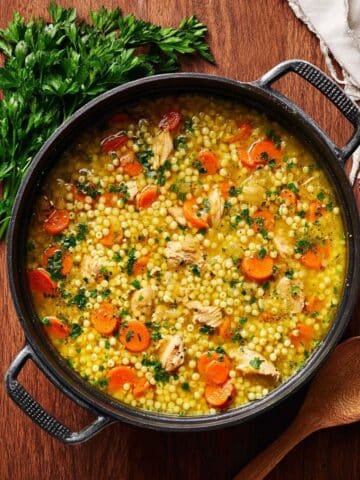 Cold-Fighting Couscous Chicken Soup Recipe