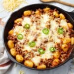 Easy Skillet Taco Gnocchi Recipe