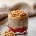 Peach Cobbler Chia Pudding Recipe