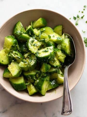 Smashed Cucumber Salad Recipe
