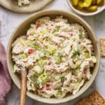 Easy High Protein Feta Chicken Salad Recipe