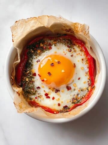 Baked Feta Eggs With Tomato Recipe